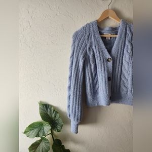 ✨️SOLD✨️The cutest Sincerely June fleece with button sweater! So cozy
